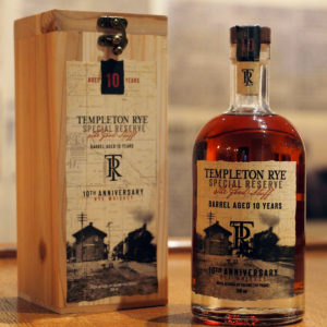 Templeton Rye Special Reserve 10 Year Old Rye Whiskey, Templeton 10-Year Reserve Single Barrel Rye, Templeton 10 year rye single barrel