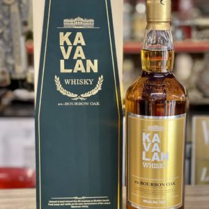 Kavalan Ex-Bourbon Oak Whisky, This whisky is matured exclusively in ex-bourbon American white oak casks that have been stripped.