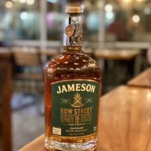 JJameson Bow Street 18 Year Old Cask Strength Irish Whiskey, the Jameson Bow Street 18 Years Cask Strength Whiskey is joining the Midleton Very Rare.