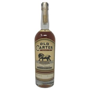 Best american whiskey Old Carter Straight American Whiskey Aged 12 Years-139.2 Proof. 1579 bottles produced, barrel strength 139.2 proof