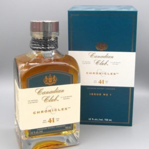 Canadian Club Chronicles 41 Year Old Whisky, Canadian whiskey reviews, what is Canadian whiskey, top Canadian whiskey in the United States.