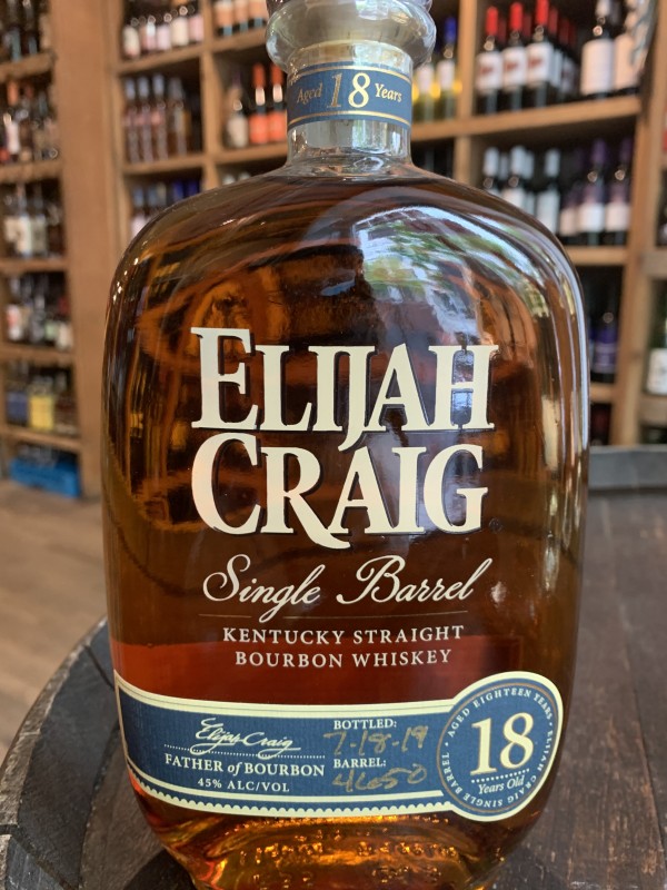 elijah craig single barrel