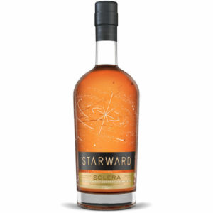 Starward Solera Australian Single Malt Whisky, Solera is fully matured in carefully selected Apera casks, an Australian fortified wine that's to Sherry.
