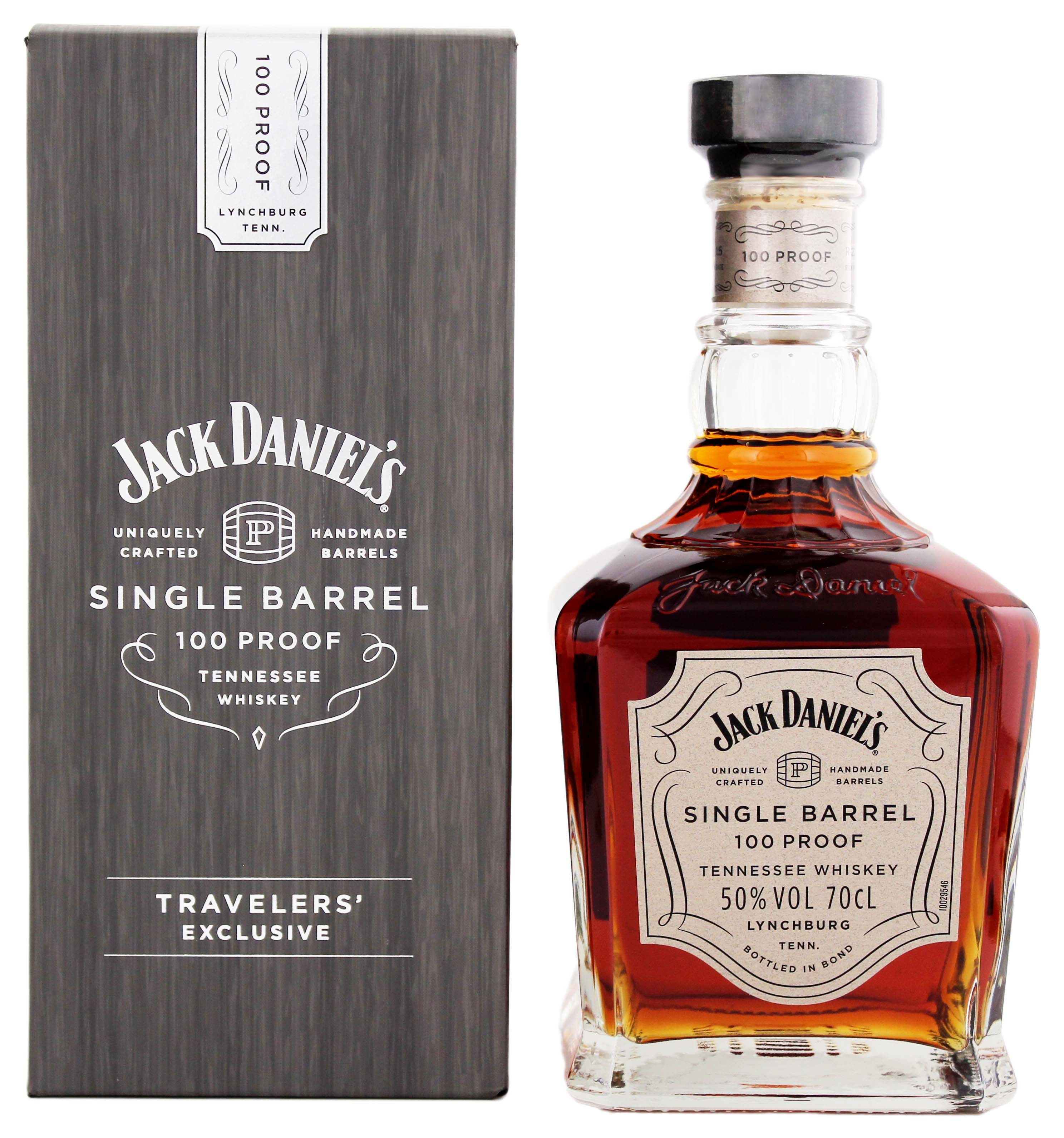Jack Daniel's Single Barrel 100 Proof Bottled in Bond at 100-proof so you can experience the full depth and intensity of its rich flavor.