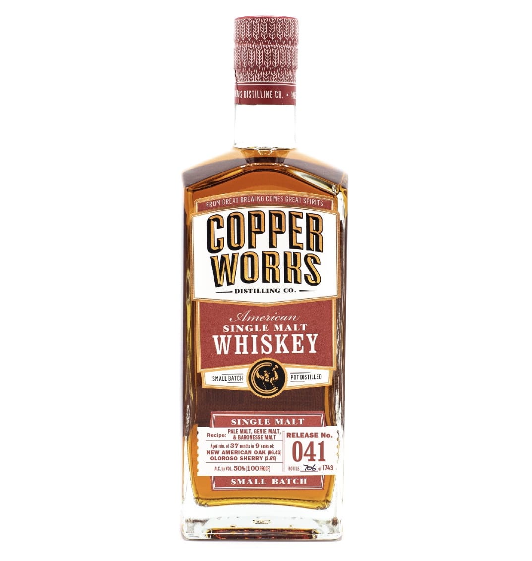 Copperworks American Single Malt Whiskey Release 041