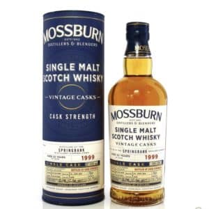Springbank 1999 22 Year Old Mossburn, single cask Springbank spent 22 years maturing in cask. Bottled by Mossburn
