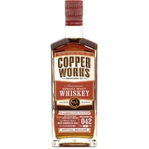Copperworks WA Peated American Single Malt Whiskey Release 042 (750ml), Copperworks Washington Peated American Single Malt Whiskey