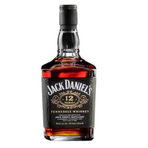 Jack Daniel’s 12-Year-Old Tennessee Whiskey, Jack Daniel’s 12-Year-Old Tennessee Whiskey, classic mash bill of 80% corn, 12 % malted barley, and 8% rye.