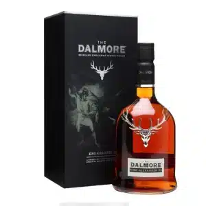 King Alexander iii Dalmore, III is the only Scotch whisky crafted using six casks: American white oak ex-bourbon, Matusalem oloroso sherry, and Madeira.