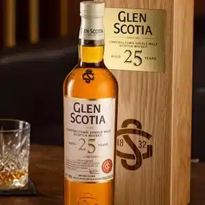 Those looking to experience a masterfully crafted single malt, Glen Scotia 25-Year Old offers an unparalleled tasting journey, rich with depth, complexity.