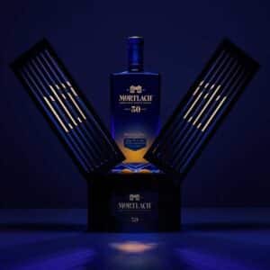 Discover the rich complexity of Mortlach 30 Year Old Midnight Malt. Finished in Bordeaux, Calvados, and Guatemalan rum casks, this whisky has deep flavors.