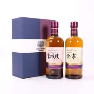 Discover the Nikka 2017 Rum Finish Twin Pack featuring Yoichi & Miyagikyo single malt whiskies. Limited to 3,500 bottles, these rare releases showcase.