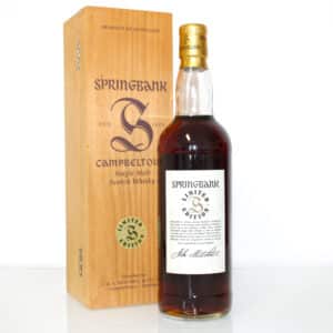 Discover the rare Springbank 30 Year Old Millennium Limited Edition, an exclusive 30-year-old Campbeltown single malt Scotch whisky from the Millennium.
